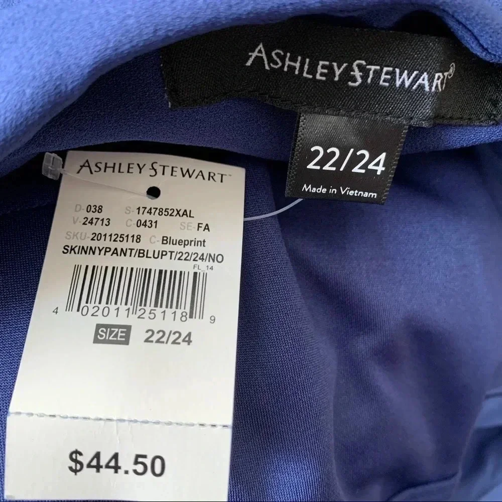 **NEW Ashley Stewart The Skinny Stretch Pants